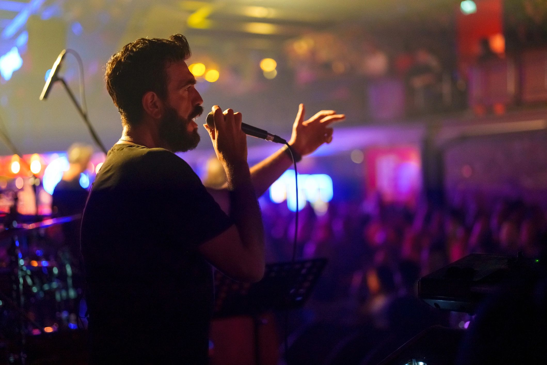 singer songwriter performing live