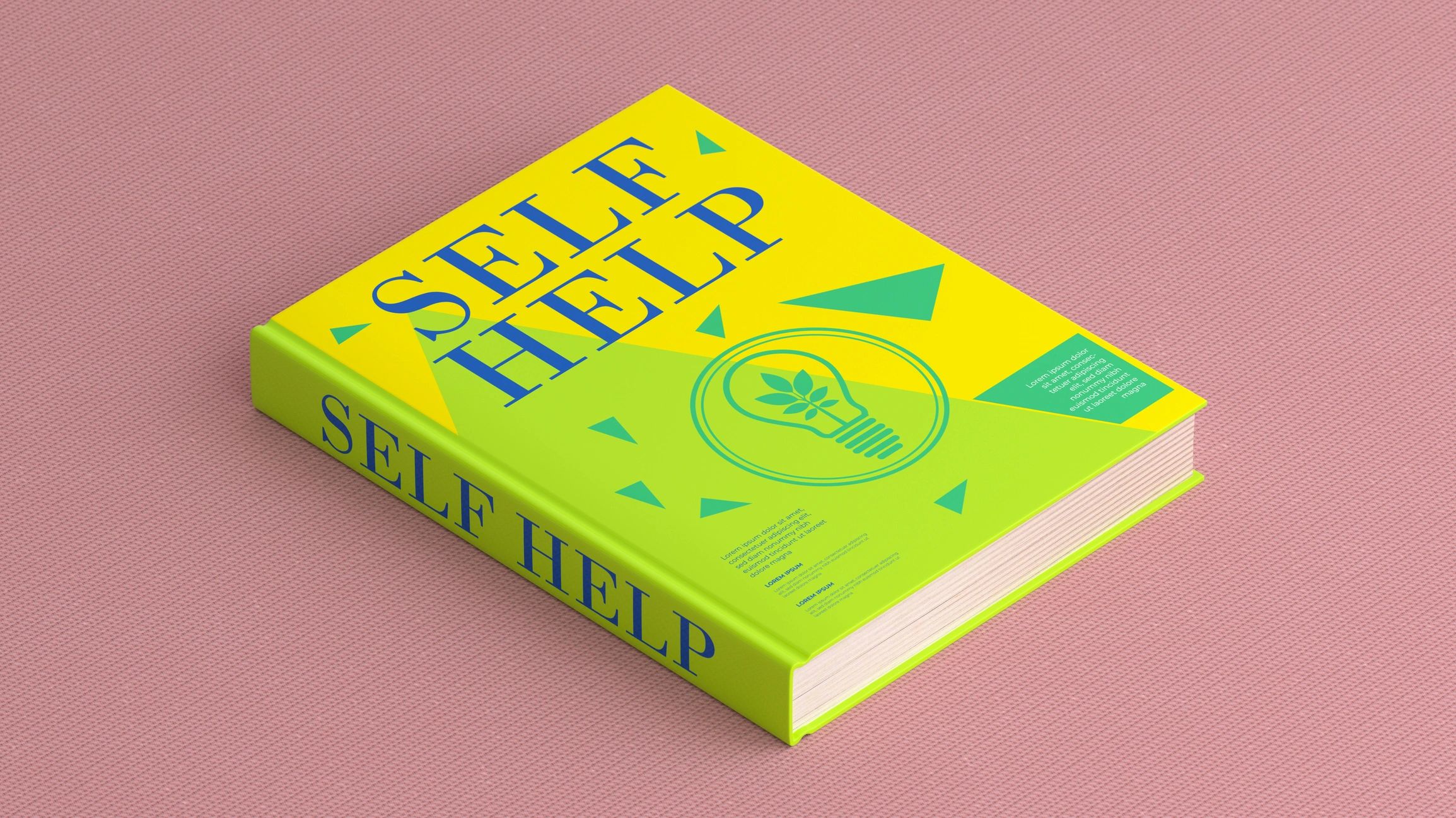 transformational self-help book cover, modern, uplifting, personal growth